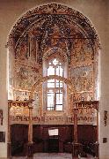 GOZZOLI, Benozzo View of the main apsidal chapel dfg China oil painting reproduction